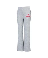 Concepts Sport Women's Gray Philadelphia Phillies Juniper Rib Knit Flare Sleep Pants