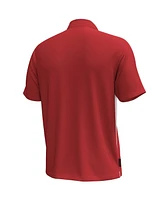 Under Armour Men's Red Wisconsin Badgers Title Performance Polo Shirt