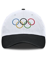 Fanatics Men's White/Black Olympic Games Competitor Adjustable Hat