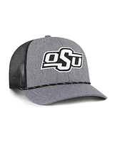 '47 Brand Men's Gray Oklahoma State Cowboys Carbon Rope Adjustable Hat