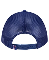New Era Men's Royal Texas Rangers Minimalist 9FORTY A-Frame Adjustable Hat