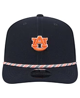 New Era Men's Navy Auburn Tigers Game Day Multi-Rope 9SEVENTY Stretch-Snap Hat