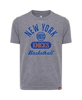 Sportiqe Big Boys and Girls Gray New York Knicks Comfy Tri-Blend T-Shirt