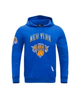 Pro Standard Men's Blue New York Knicks 2024/25 City Edition Pullover Hoodie
