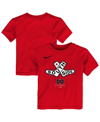 Nike Toddler Red Chicago White Sox 2025 City Connect Logo T-Shirt