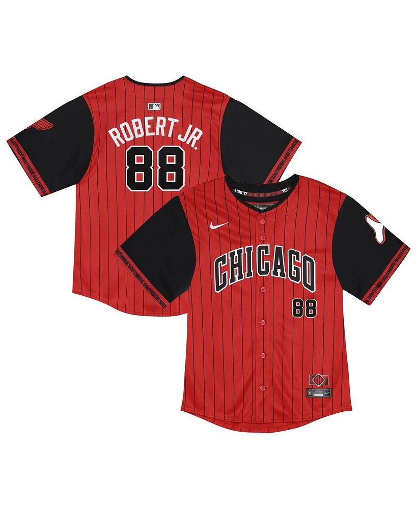 Outerstuff Toddler Luis Robert Jr. Red/Black Chicago White Sox City Connect 2025 Limited Player Jersey