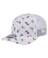 New Era Men's White Chicago White Sox Flamingo Mesh Back 9SEVENTY Stretch-Snap Hat