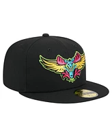 New Era Men's Black Modesto Nuts Copa de la Diversion 59FIFTY Fitted Hat