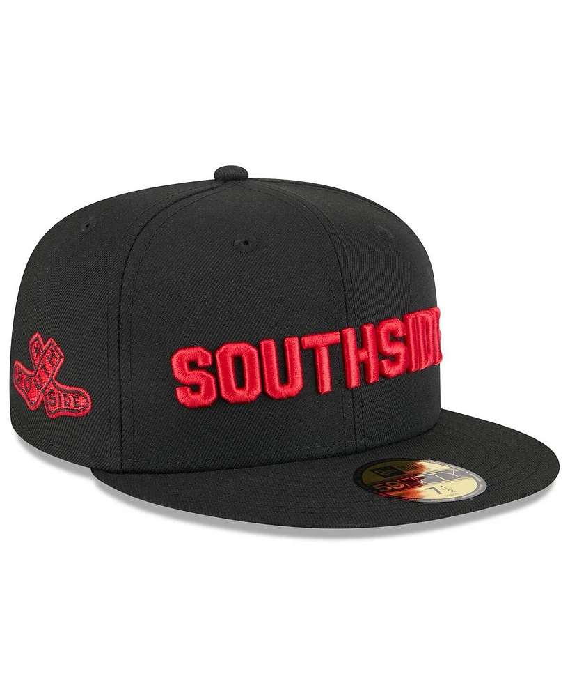 New Era Men's Black Chicago White Sox 2025 City Connect Fan Pack 59FIFTY Fitted Hat