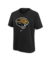Nike Big Boys and Girls Black Jacksonville Jaguars Throwback Logo Legend T-Shirt