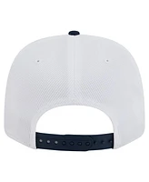 New Era Men's White/Navy New England Revolution 2025 Jersey Hook 9SEVENTY Stretch-Snap Hat
