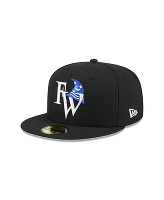 New Era Men's Black Fort Wayne TinCaps Theme Nights 59FIFTY Fitted Hat