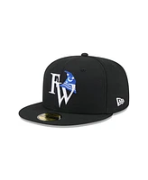 New Era Men's Black Fort Wayne TinCaps Theme Nights 59FIFTY Fitted Hat