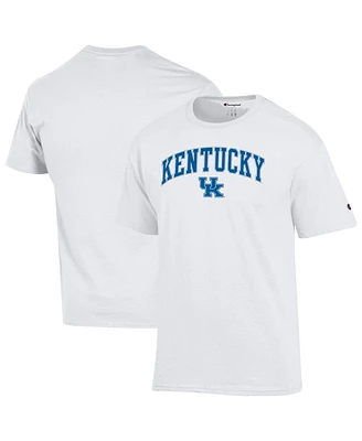 Champion Men's White Kentucky Wildcats Arch Over Logo T-Shirt