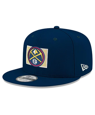 New Era Men's Navy Denver Nuggets State Pride 9FIFTY Snapback Hat