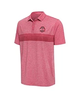 Antigua Men's Scarlet Ohio State Buckeyes Dashing Polo Shirt