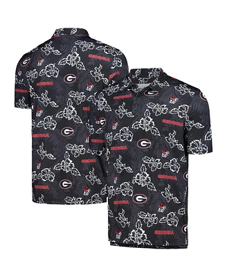 Reyn Spooner Men's Black Georgia Bulldogs Performance Polo Shirt