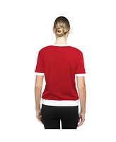New Era Women's Red Chicago White Sox 2025 City Connect Rhinestone V-Neck T-Shirt
