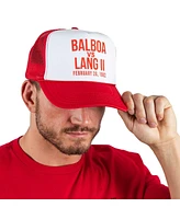 Contenders Clothing Men's and Women's Red Rocky The Pride The Pain Trucker Adjustable Hat