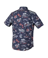 Reyn Spooner Men's Navy Chicago Cubs Kekai Button-Down Shirt