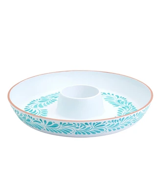 Infuse 16" Melamine Chip and Dip Platter