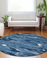 Addison Chantille Machine Washable ACN1349 8'x8' Round Area Rug