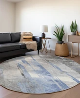 Addison Chantille Machine Washable ACN1539 8'x8' Round Area Rug