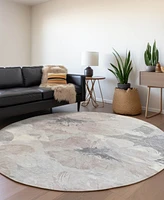 Addison Chantille Machine Washable ACN1559 8'x8' Round Area Rug