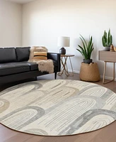 Addison Chantille Machine Washable ACN1589 8'x8' Round Area Rug