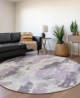 Addison Chantille Machine Washable ACN1599 8'x8' Round Area Rug