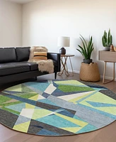 Addison Chantille Machine Washable ACN1609 8'x8' Round Area Rug