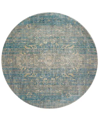 Loloi Anastasia Af-10 Light Blue/Mist 7'10" Round Rug