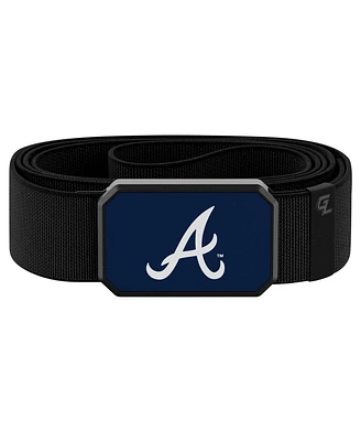 Groove Life Black Atlanta Braves Belt with Team Color Buckle Belt