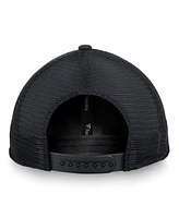 Fanatics Men's Black Seattle Kraken Team Haze Adjustable Trucker Hat