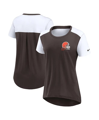 Nike Women's Brown Cleveland Browns Performance Fashion T-Shirt