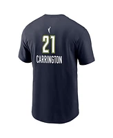 Nike Men's Dijonai Carrington Navy Dallas Wings Explorer Edition Name Number T-Shirt