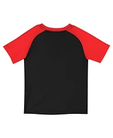 Nike Little Boys and Girls 2-Piece Black/Red Chicago White Sox 2025 City Connect T-Shirt Shorts Set