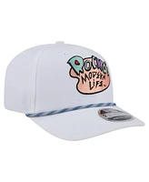 New Era Men's White Rocko's Modern Life Rope 9SEVENTY Stretch snap Adjustable Hat