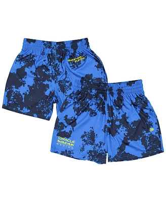 New Era Men's Blue Red Bull Racing Graphic Soccer Shorts
