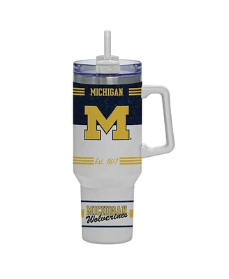 Indigo Falls Michigan Wolverines 40oz. Rocky Vintage Tumbler