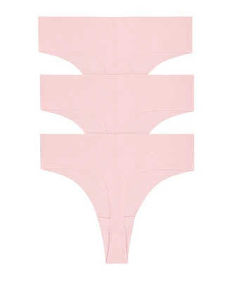 Dkny Women's Litewear Cut Anywear Thong Underwear 3 Pack