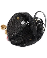 Sam Edelman Marcie Open Weave Raffia Bucket Bag