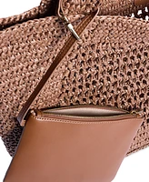Sam Edelman Marcie Open Weave Raffia Tote