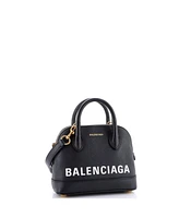 Pre-Owned Balenciaga Logo Ville Bag Leather