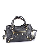 Pre-Owned Balenciaga Mini City Classic Studs Bag Leather