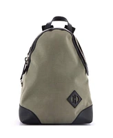 Pre-Owned Hermes Allback Backpack Bivouac Toile with Leather