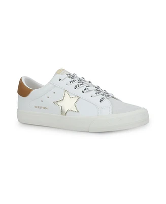 Grande White/Tan/Gold/Grey Women's Sneaker by Vintage Havana