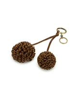 Patricia Nash Pom Key Fob