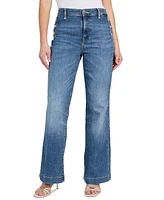 Guess Women's Faye High Rise Flare Jeans