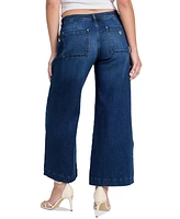 Guess Women's Zoya Mid-Rise Wide-Leg Jeans